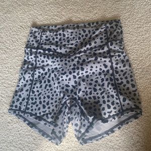 Animal print shorts